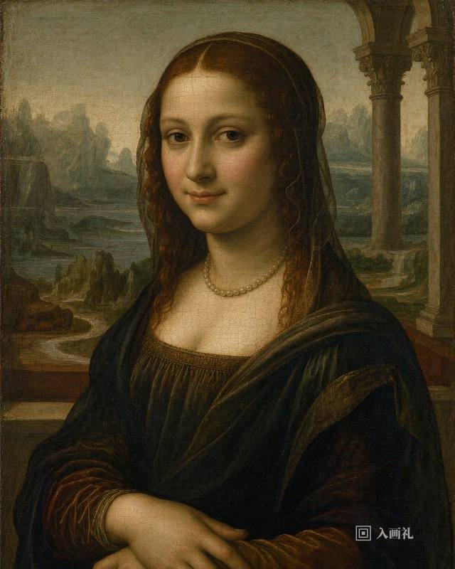AI art portrait in Renaissance oil painting style